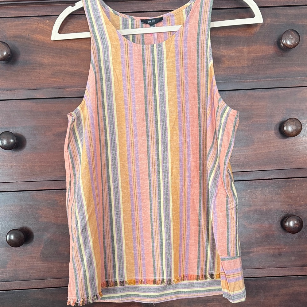 DREW Pastel Striped Tank Top